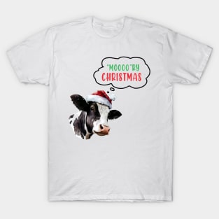 Moooory Christmas Cow T-Shirt